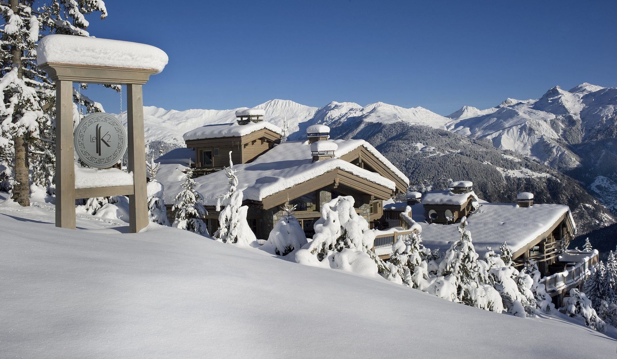 Hotel Le K2 Palace Courchevel Exterior foto