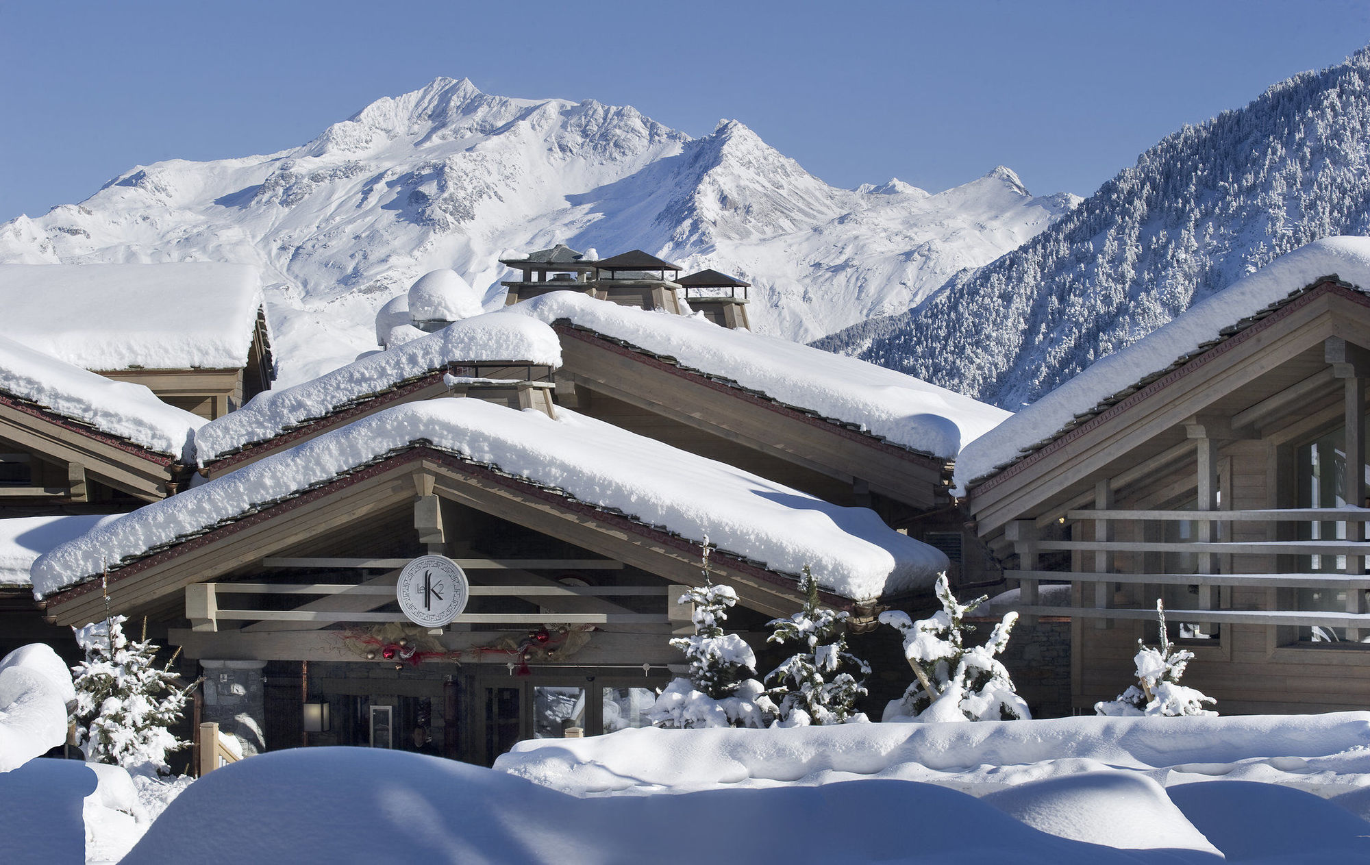 Hotel Le K2 Palace Courchevel Exterior foto